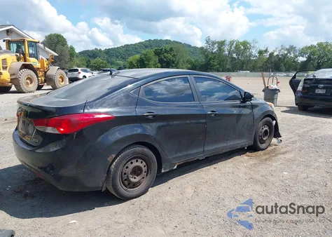 2012 Hyundai Elantra Limited (Ulsan Plant) z USA, uszkodzony, nr VIN KMHDH4AE2CU471670